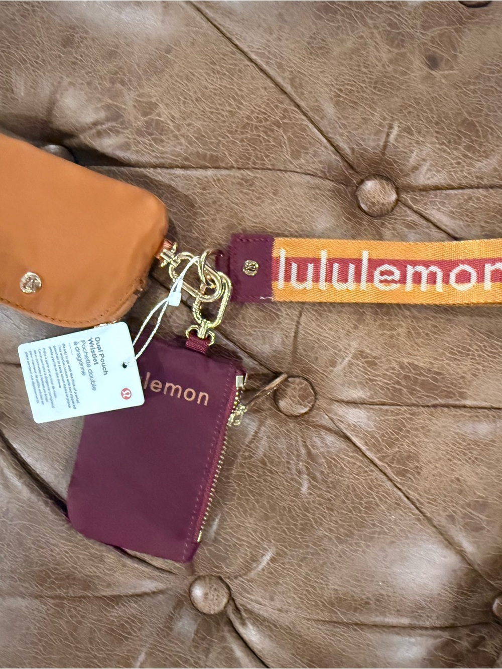 lululemon Dual pouch wristlet
